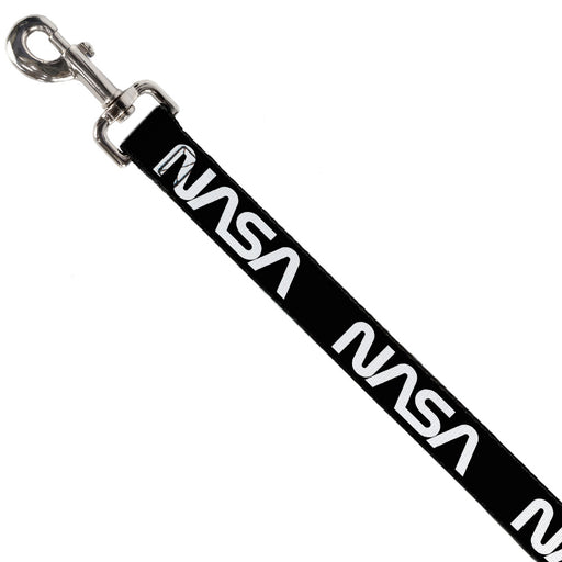 Dog Leash - NASA Text Black/White Dog Leashes Buckle-Down   