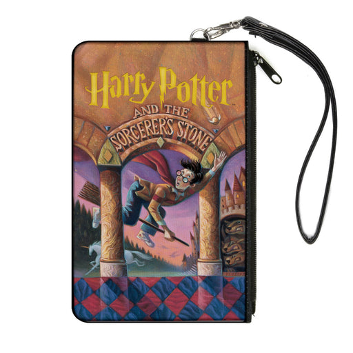 Canvas Zipper Wallet - SMALL - Harry Potter and the Sorcerer's Stone Book Cover Drawing Canvas Zipper Wallets The Wizarding World of Harry Potter   