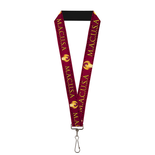Lanyard - 1.0" - MACUSA Seal Reds Golds White Lanyards The Wizarding World of Harry Potter Default Title  