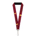 Lanyard - 1.0" - MACUSA Seal Reds Golds White Lanyards The Wizarding World of Harry Potter Default Title  
