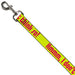 Dog Leash - HMMM, I DON'T THINK SO! Yellow/Pink Dog Leashes Buckle-Down   