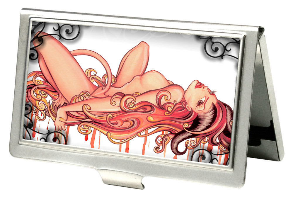 Business Card Holder - SMALL - Lucy FCG Business Card Holders Sexy Ink Girls   