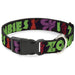 Plastic Clip Collar - I Heart Zombies Plastic Clip Collars Buckle-Down   