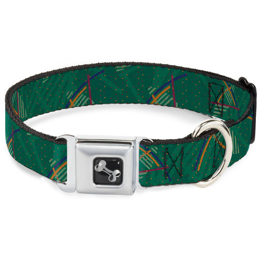 Dog Bone Seatbelt Buckle Collar - PDX Airport Carpet New Seatbelt Buckle Collars Buckle-Down   