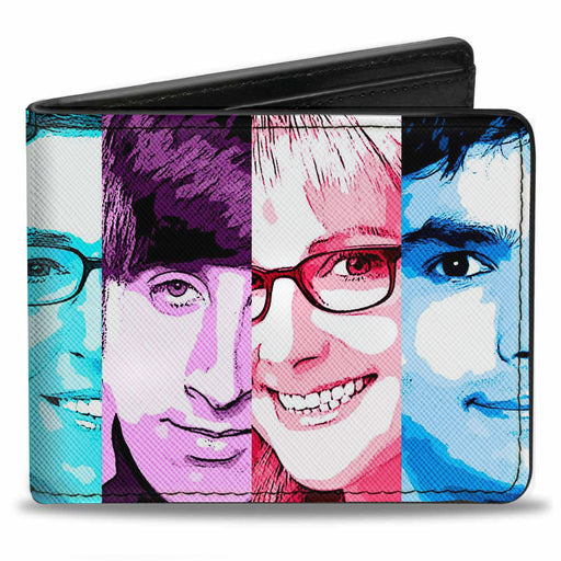 Bi-Fold Wallet - The Big Bang Theory Characters Panels Multi Color Bi-Fold Wallets The Big Bang Theory   
