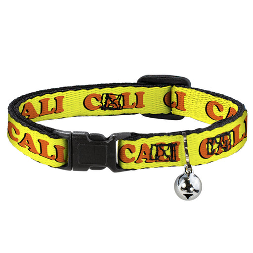 Cat Collar Breakaway - CALI Yellow Orange Breakaway Cat Collars Buckle-Down   