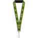 Lanyard - 1.0" - Christmas Stitch Moose Snowflakes Red Green Lanyards Buckle-Down   