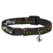 Cat Collar Breakaway - Born to Raise Hell Gray Breakaway Cat Collars Buckle-Down   