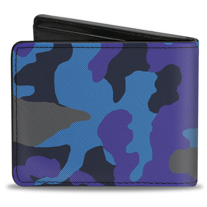 Bi-Fold Wallet - Camo Blue Bi-Fold Wallets Buckle-Down   