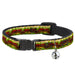 Cat Collar Breakaway - Hamburger Vivid Breakaway Cat Collars Buckle-Down   