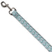 Dog Leash - Shark 3-Rows Light Blue Dog Leashes Buckle-Down   