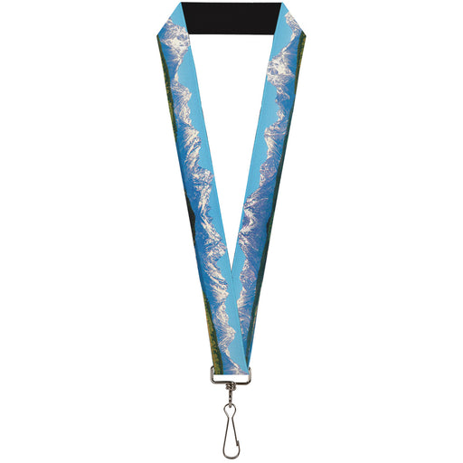 Lanyard - 1.0" - Landscape Snowy Mountains Lanyards Buckle-Down   