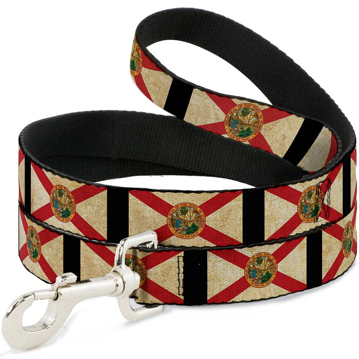 Dog Leash - Florida Flags/Black Dog Leashes Buckle-Down   