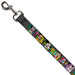 Dog Leash - Mini Minnie Fashion Poses/Polka Dot Black/White/Multi Color Dog Leashes Disney   