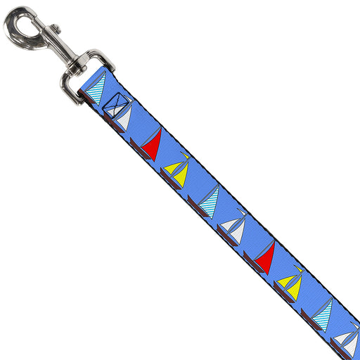 Dog Leash - Sailboats Blue Dog Leashes Buckle-Down   