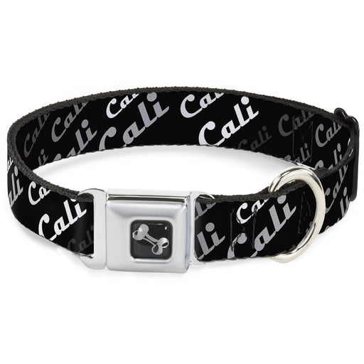 Dog Bone Seatbelt Buckle Collar - CALI Fade Diagonal Black/Gray/White Seatbelt Buckle Collars Buckle-Down   