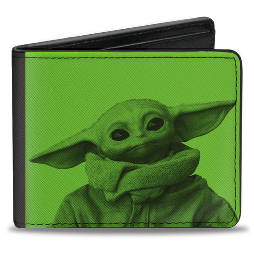 Bi-Fold Wallet - Star Wars The Child Pose + MY CHILD CAN LEVITATE YOUR CHILD Greens Black Bi-Fold Wallets Star Wars   