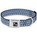 Dog Bone Seatbelt Buckle Collar - Anchor2 Monogram Baby Blue/Navy/White Seatbelt Buckle Collars Buckle-Down   