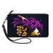 Canvas Zipper Wallet - LARGE - Lightyear ZURG Reaching Pose Black Purple Orange Canvas Zipper Wallets Disney   