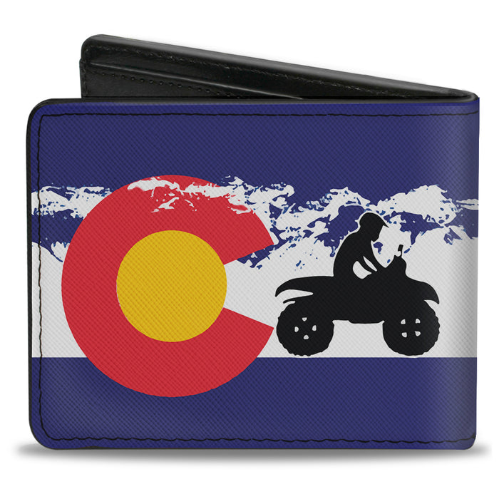 Bi-Fold Wallet - Colorado ATV Rider Mountains Bi-Fold Wallets Buckle-Down   