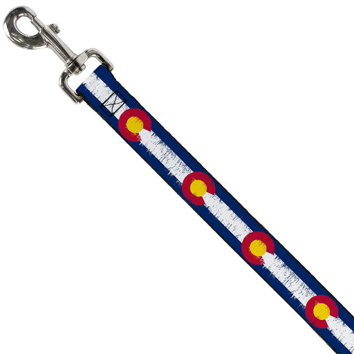 Dog Leash - Colorado Flags2 Repeat Weathered Dog Leashes Buckle-Down   