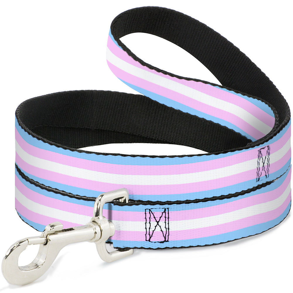 Purse Strap - Flag Transgender Baby Blue Baby Pink White