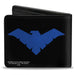 Bi-Fold Wallet - Nightwing Logo Black Blue Bi-Fold Wallets DC Comics   