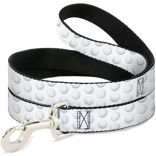 Dog Leash - Golf Ball Dimples Whites Dog Leashes Buckle-Down   