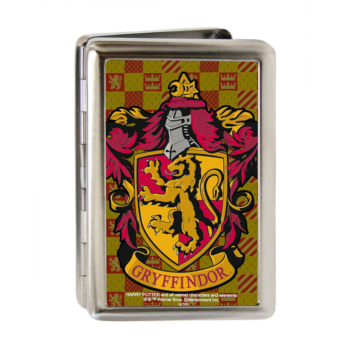 Business Card Holder - LARGE - Harry Potter GRYFFINDOR Crest FCG Gold Burgundy Metal ID Cases The Wizarding World of Harry Potter Default Title  