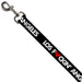 Dog Leash - LOS F*CKIN' ANGELES Heart Black/White/Red Dog Leashes Buckle-Down   