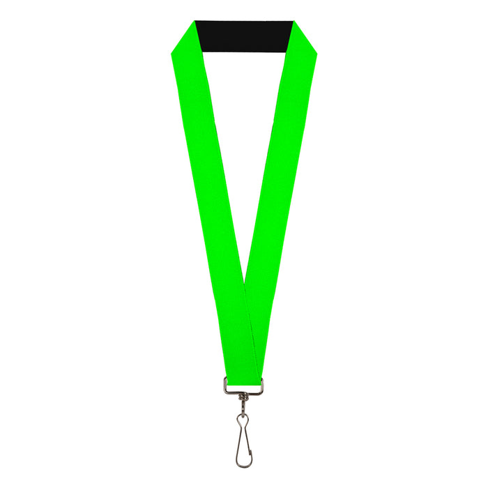 Lanyard - 1.0" - Neon Green Lanyards Buckle-Down   