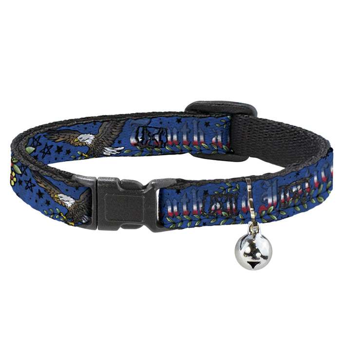 Cat Collar Breakaway - Truth and Justice Blue Breakaway Cat Collars Buckle-Down   