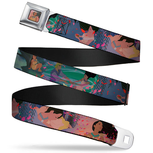Pocahontas Colors of the Wind Full Color Seatbelt Belt - Pocahontas & John Smith Scenes Webbing Seatbelt Belts Disney   