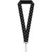 Lanyard - 1.0" - Checker Weathered2 Black Gray Lanyards Buckle-Down   