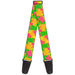 Guitar Strap - Gummy Bears Stacked Multi Color Guitar Straps Buckle-Down   