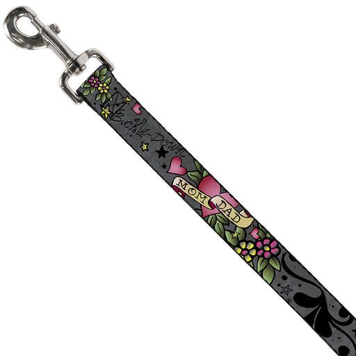 Dog Leash - Mom & Dad Gray Dog Leashes Buckle-Down   