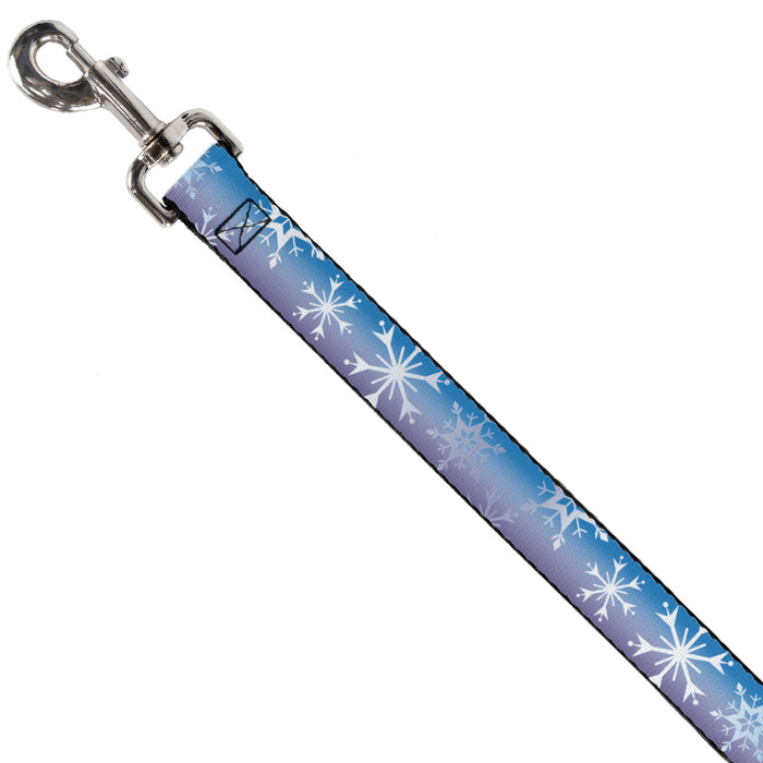 Dog Leash - Frozen II Snowflakes Blues/Purples/White Dog Leashes Disney   