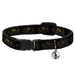 Cat Collar Breakaway - California Grizzly Bear Outline Black Brown Breakaway Cat Collars Buckle-Down   