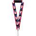 Lanyard - 1.0" - Georgia Flags Black Lanyards Buckle-Down   