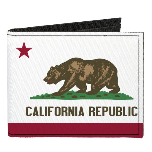 Canvas Bi-Fold Wallet - California Flag Canvas Bi-Fold Wallets Buckle-Down   