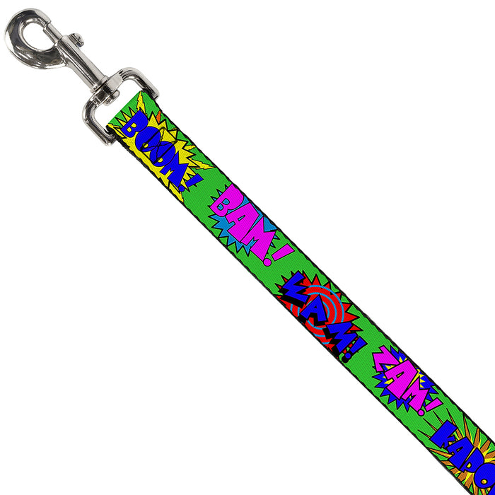 Dog Leash - Sound Effects Green/Multi Color Dog Leashes Buckle-Down   