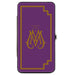 Hinged Wallet - Fantastic Beasts The Crimes of Grindelwald MINISTRY OF MAGIC Icon + VISITOR Pass Purple Gold Multi Color Hinged Wallets The Wizarding World of Harry Potter Default Title  