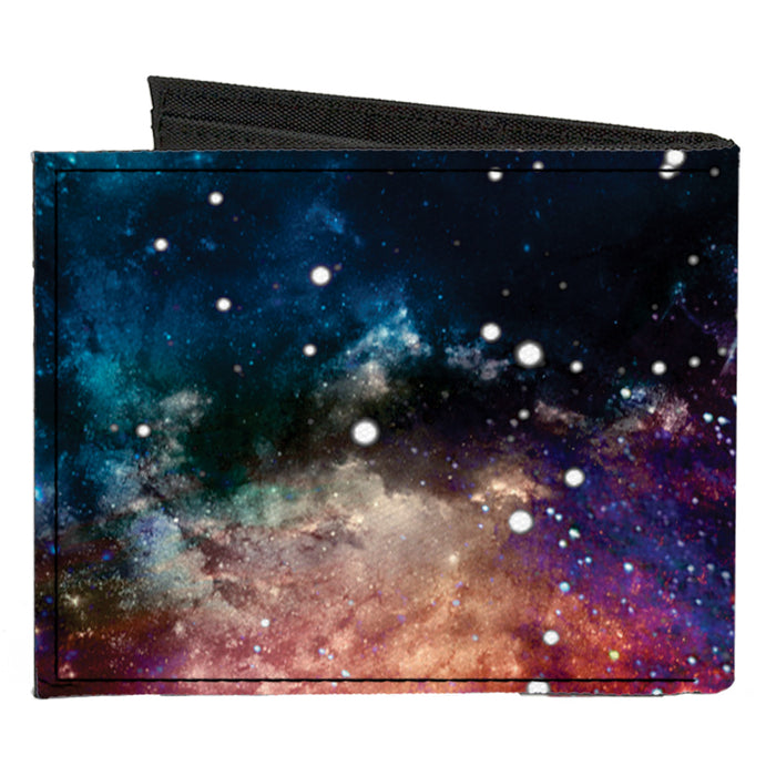 Canvas Bi-Fold Wallet - Space Dust Collage Canvas Bi-Fold Wallets Buckle-Down   