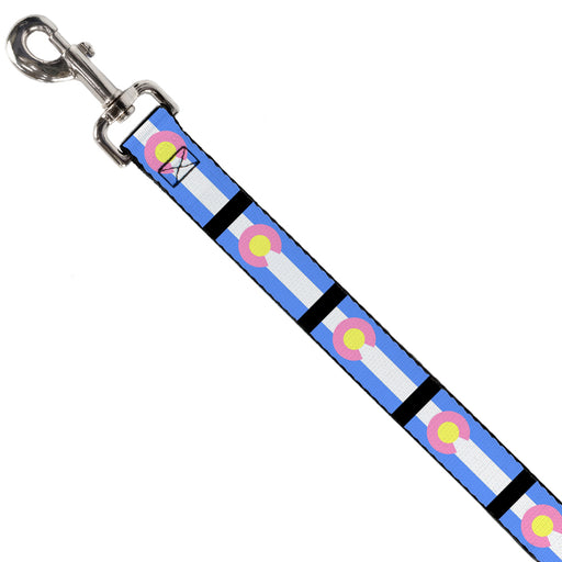 Dog Leash - Colorado Flags Pastel Dog Leashes Buckle-Down   