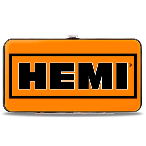 Hinged Wallet - HEMI Bold2 Orange Black White Black Hinged Wallets Hemi   