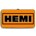 Hinged Wallet - HEMI Bold2 Orange Black White Black Hinged Wallets Hemi   