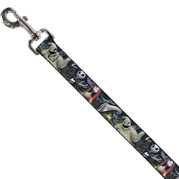 Dog Leash - Nightmare Before Christmas 4-Character Group/Cemetery Scene Dog Leashes Disney   