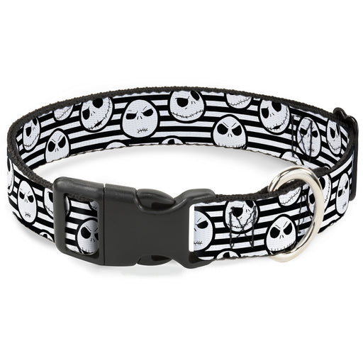 Plastic Clip Collar - Jack Expressions/Stripe White/Black Plastic Clip Collars Disney   