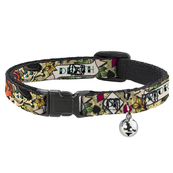 Cat Collar Breakaway - Death or Glory Tan Breakaway Cat Collars Buckle-Down   