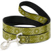 Dog Leash - Star Pinwheel Olive Greens Dog Leashes Buckle-Down   